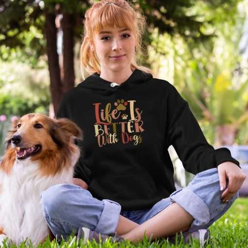 Life Is Better With Dogs Heavy Blend Hoodie - Image 9