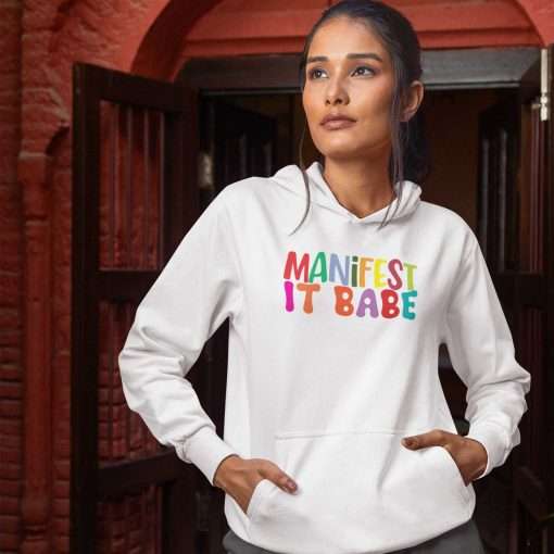 Unisex Heavy Blend Hoodie Manifest It Babe - Image 10