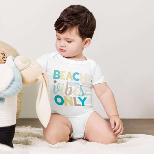 Baby One Piece Onesie Beach Vibes Only - Image 9