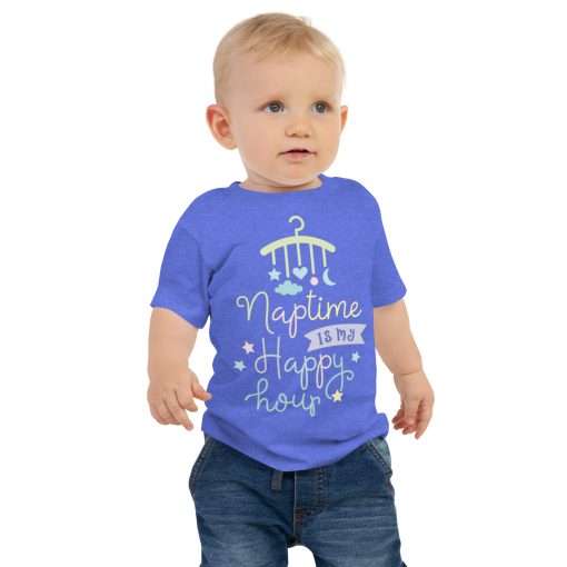 Naptime is My Happy Hour Baby Short Sleeve T-shirt - Image 5