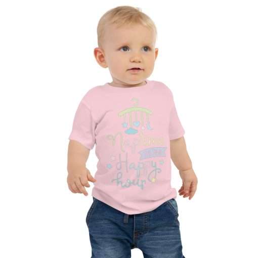 Naptime is My Happy Hour Baby Short Sleeve T-shirt - Image 3