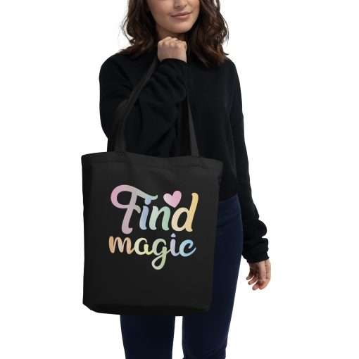 Eco-Friendly Organic Cotton Tote Bag Find Magic - Image 2