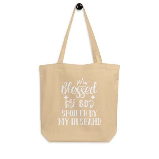 Blessed by God Spoiled by My Husband Eco Tote Bag