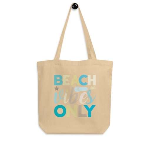 Eco-Friendly Organic Cotton Tote Bag Beach Vibes Only - Image 5