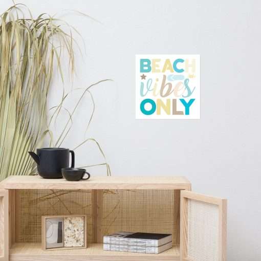 Beach Vibes Only Wall Art Poster - Image 4