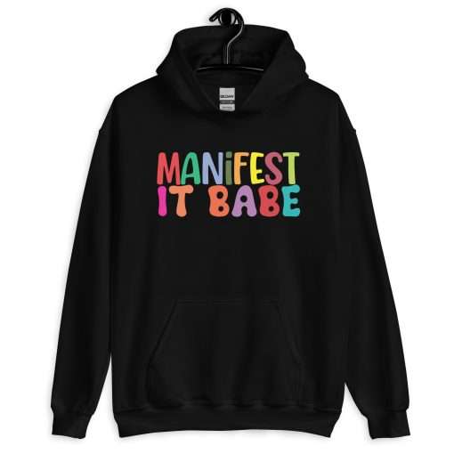 Unisex Heavy Blend Hoodie Manifest It Babe - Image 9