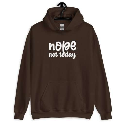 Nope Not Today Unisex Heavy Blend Hoodie - Image 2