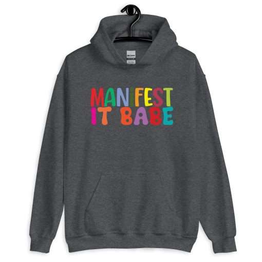 Unisex Heavy Blend Hoodie Manifest It Babe - Image 2