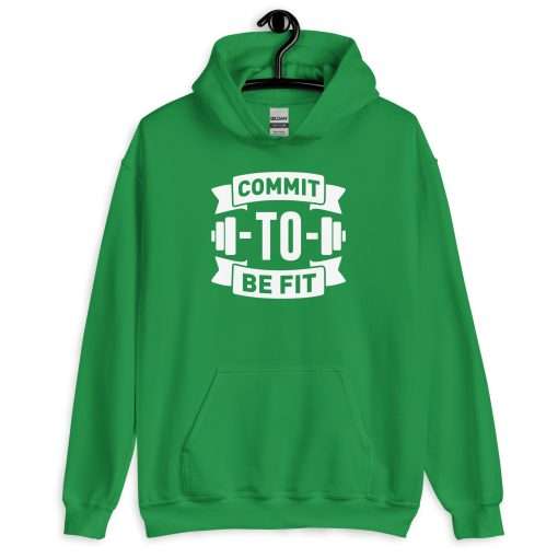 Unisex Heavy Blend Hoodie Commit To Be Fit - Image 5