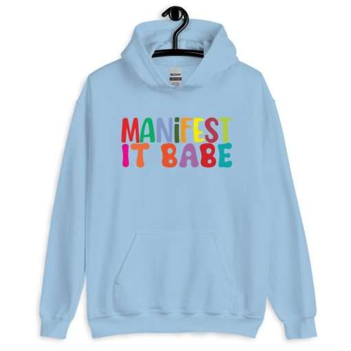 Unisex Heavy Blend Hoodie Manifest It Babe - Image 6