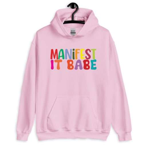 Unisex Heavy Blend Hoodie Manifest It Babe - Image 7