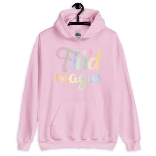 Find Magic Inspirational Quote Soft Stylish Hoodie - Image 5