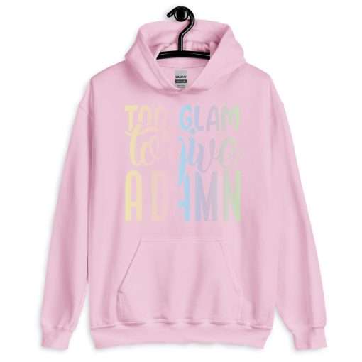 Fashionista Heavy Blend Hoodie Too Glam To Give A Damn - Image 6