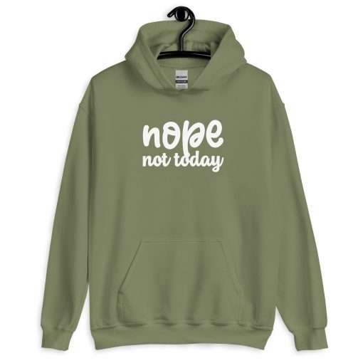 Nope Not Today Unisex Heavy Blend Hoodie - Image 5