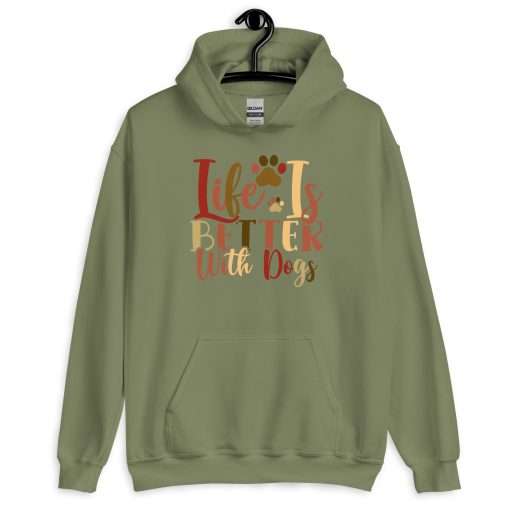 Life Is Better With Dogs Heavy Blend Hoodie - Image 4