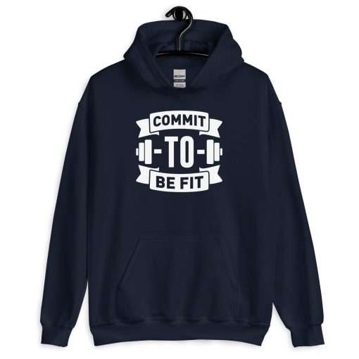 Unisex Heavy Blend Hoodie Commit To Be Fit - Image 2