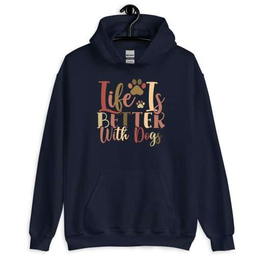 Life Is Better With Dogs Heavy Blend Hoodie - Image 2