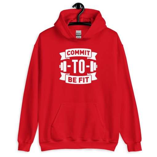 Unisex Heavy Blend Hoodie Commit To Be Fit - Image 3