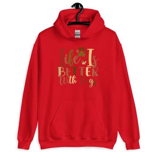 Life Is Better With Dogs Heavy Blend Hoodie - Image 3