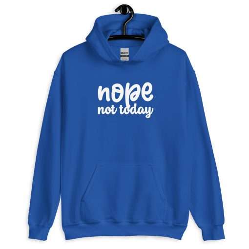 Nope Not Today Unisex Heavy Blend Hoodie - Image 4