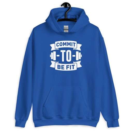 Unisex Heavy Blend Hoodie Commit To Be Fit - Image 4