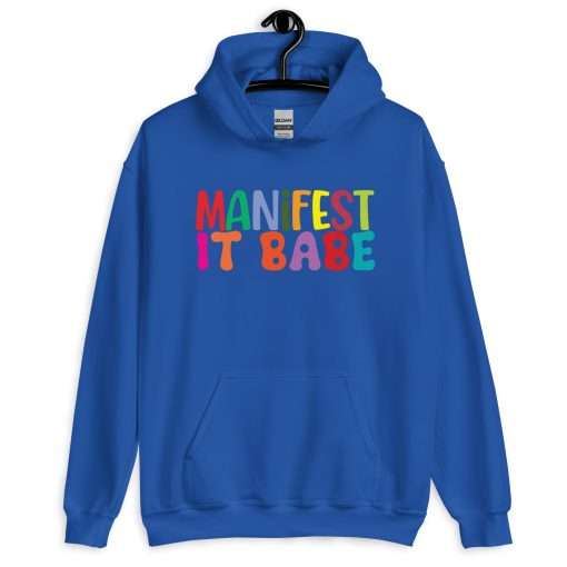 Unisex Heavy Blend Hoodie Manifest It Babe - Image 3