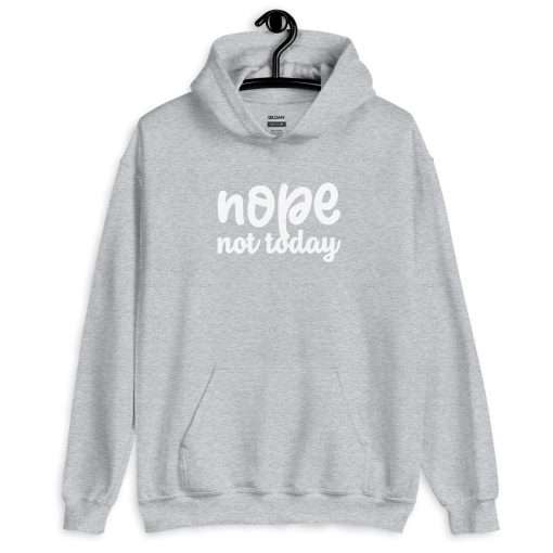 Nope Not Today Unisex Heavy Blend Hoodie - Image 6