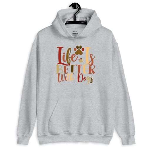 Life Is Better With Dogs Heavy Blend Hoodie - Image 5