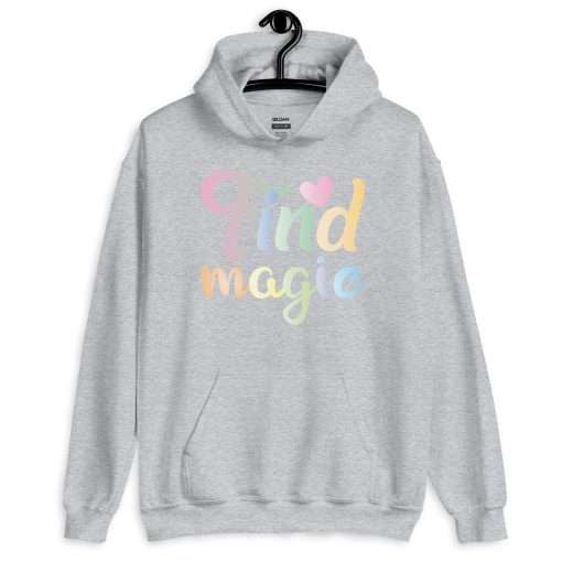 Find Magic Inspirational Quote Soft Stylish Hoodie - Image 4