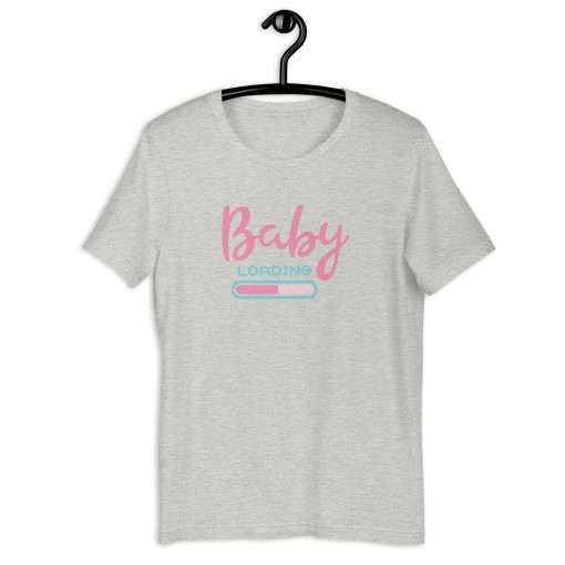 Baby Loading Mom Funny Pregnancy Announcement Tee - Image 5