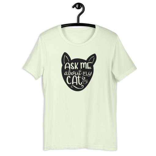 Cat Lovers T-Shirt Ask Me About My Cat - Image 4