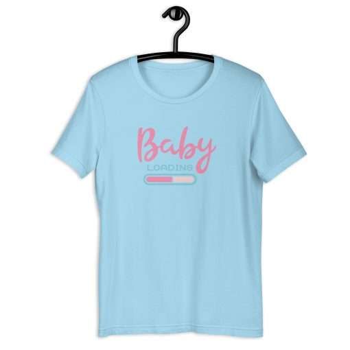 Baby Loading Mom Funny Pregnancy Announcement Tee - Image 6