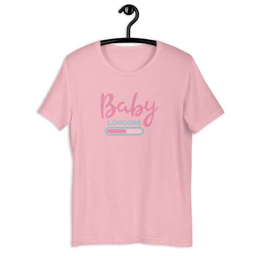 Baby Loading Mom Funny Pregnancy Announcement Tee - Image 4