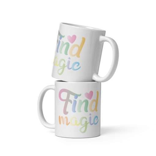 Inspirational Quote Mug Find Magic - Image 2