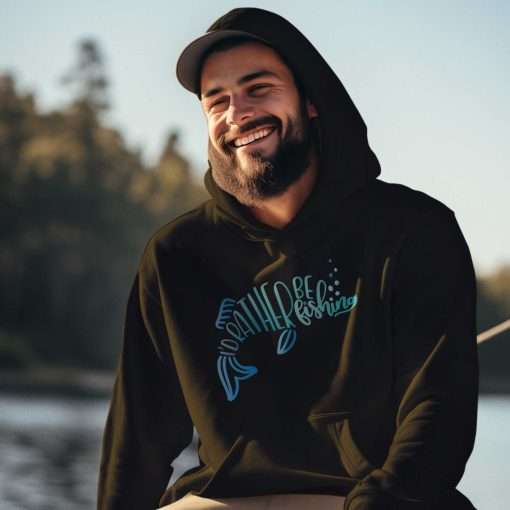 I'd rather be fishing Hoodie