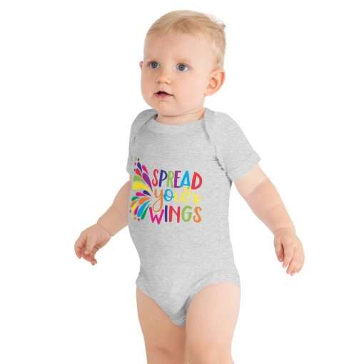 Spread Your Wings Soft Short Sleeve Bodysuit - Image 5