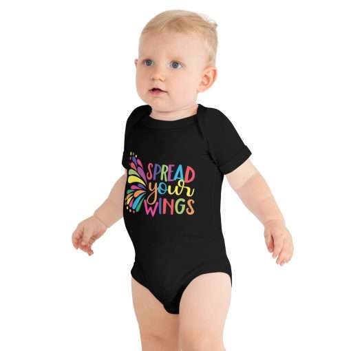 Spread Your Wings Soft Short Sleeve Bodysuit - Image 2