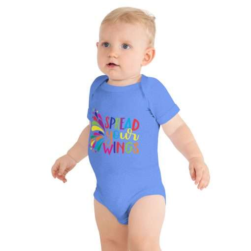 Spread Your Wings Soft Short Sleeve Bodysuit - Image 4