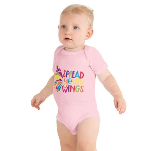 Spread Your Wings Soft Short Sleeve Bodysuit - Image 6