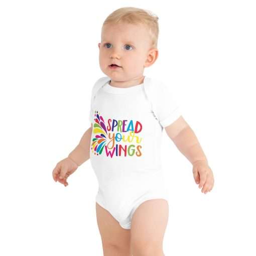 Spread Your Wings Soft Short Sleeve Bodysuit