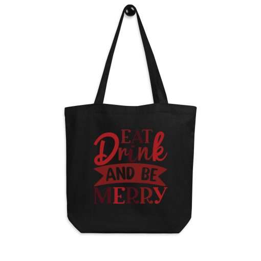 Eco Tote Bag Eat Drink and Be Merry - Image 5