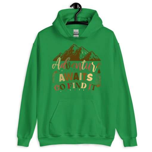 Adventure Awaits Go Find It Inspirational Travel Hoodie - Image 5