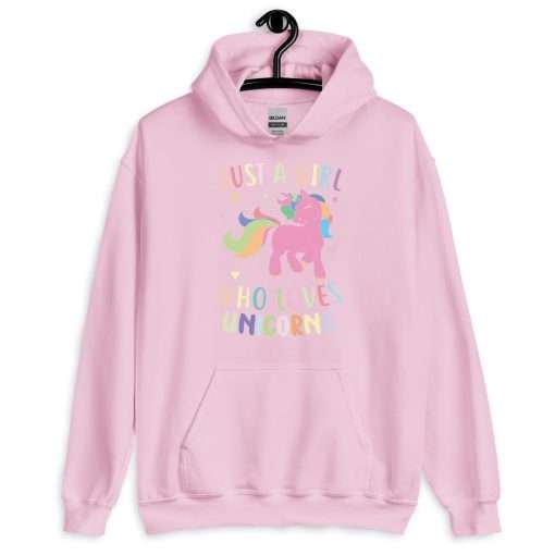 Unisex Heavy Blend Hoodie Just a Girl Who Loves Unicorns - Image 4