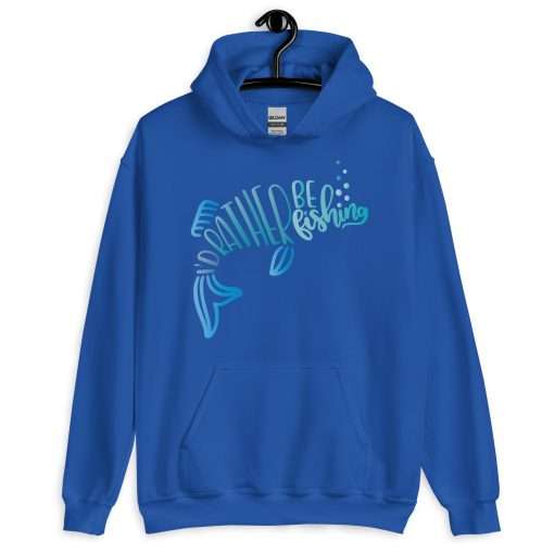 Fishing Enthusiasts Hoodie I'd Rather Be Fishing - Image 4