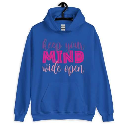 Keep Your Mind Wide Open Inspirational Hoodie - Image 5