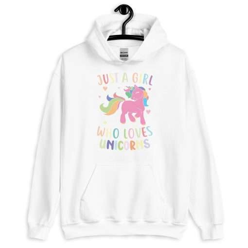 Unisex Heavy Blend Hoodie Just a Girl Who Loves Unicorns - Image 5