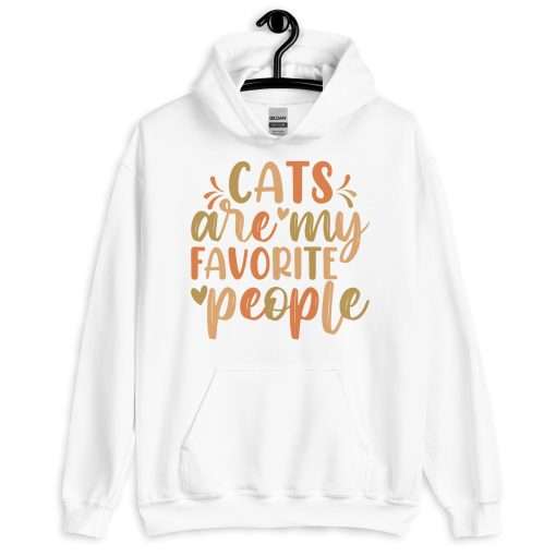 Cat Lovers Hoodie Cats Are My Favorite People