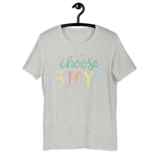 Choose Joy Unisex Soft Comfortable Inspirational Tee - Image 6