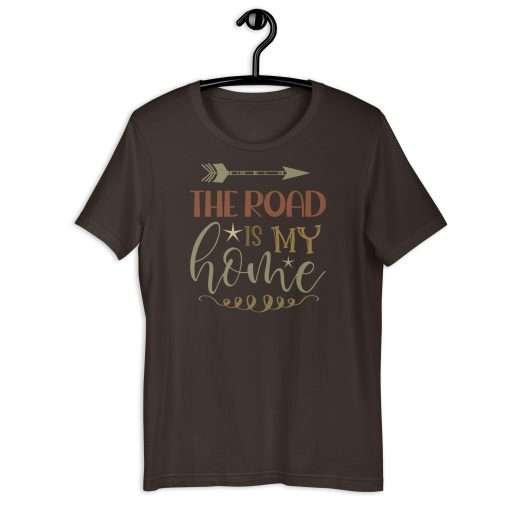 The Road Is My Home Wanderlust T-Shirt - Image 4