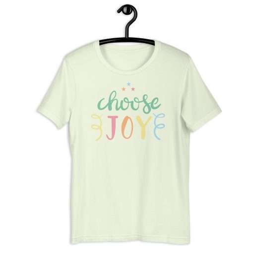 Choose Joy Unisex Soft Comfortable Inspirational Tee - Image 7